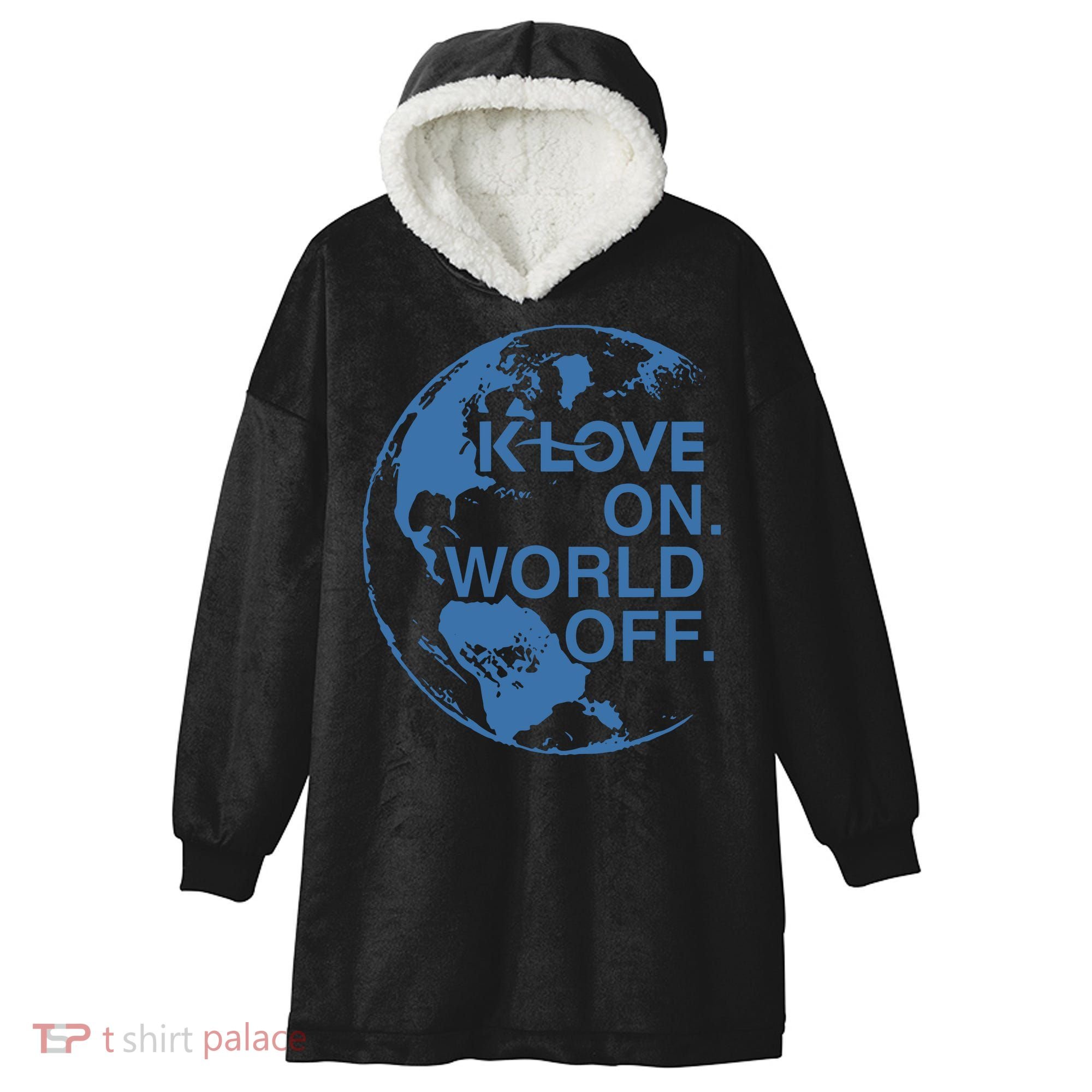 Klove On World Off Hooded Wearable Blanket