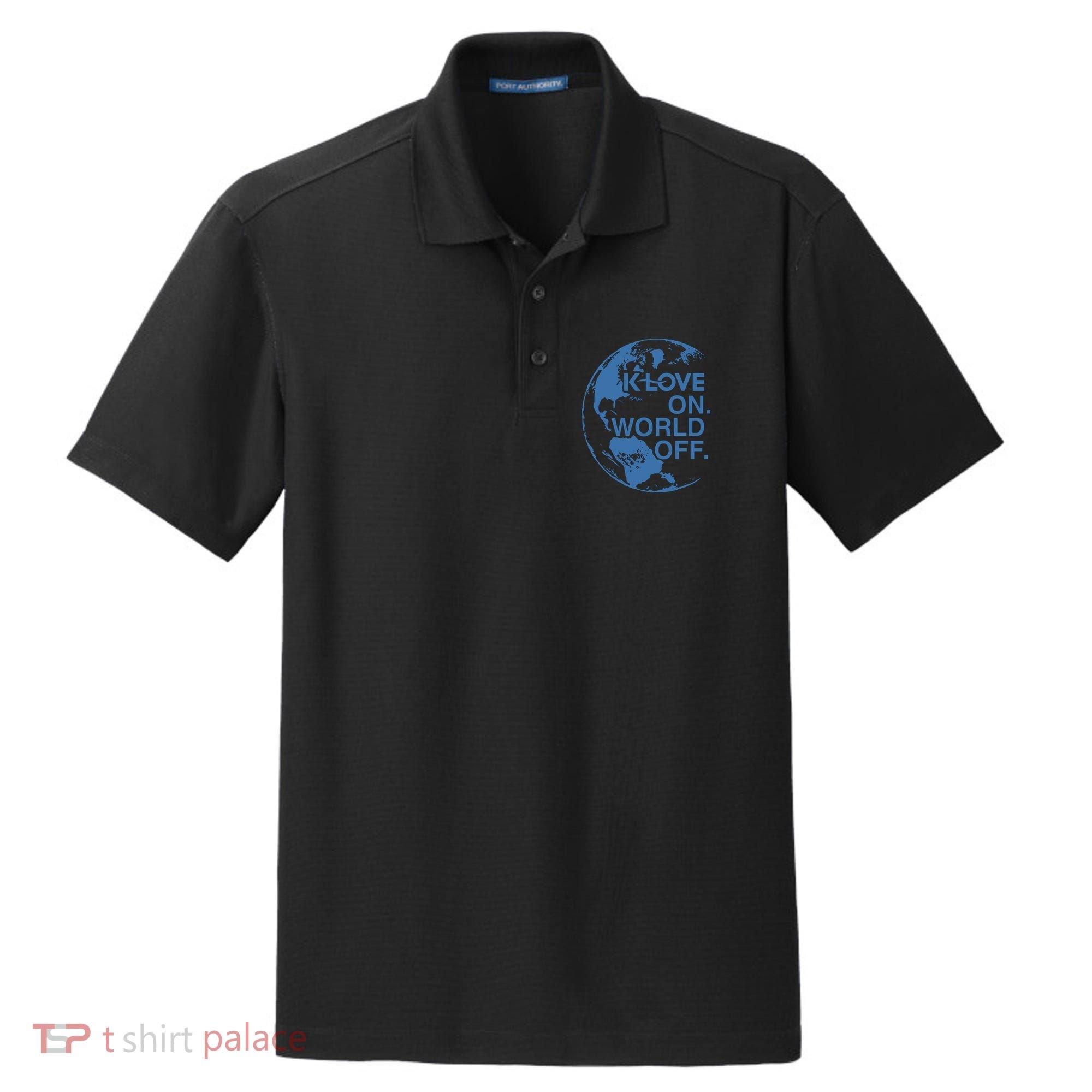 Klove On World Off Dry Zone Grid Polo