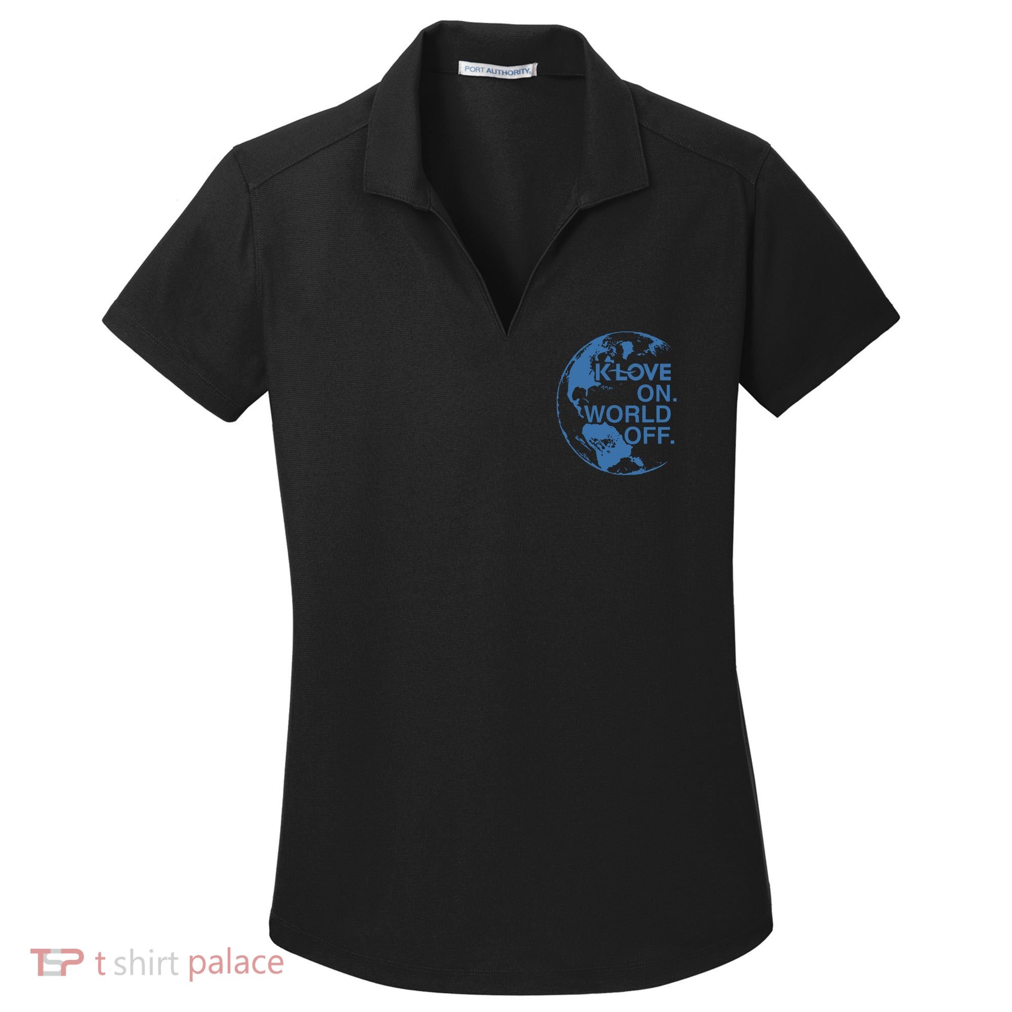 Klove On World Off Women's Dry Zone Grid Polo