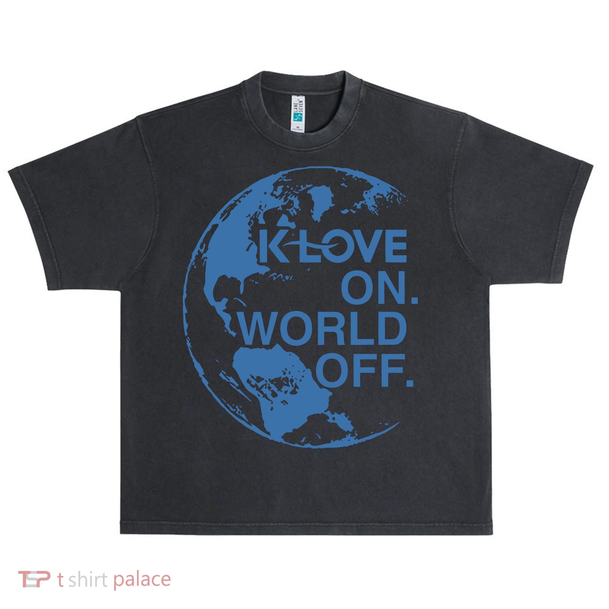 Klove On World Off Urban Oversized Heavyweight T-Shirt