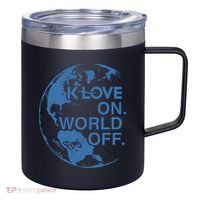 Klove On World Off 12oz Stainless Steel Coffee Mug thumb 0