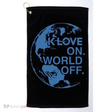 Klove On World Off Golf Towel