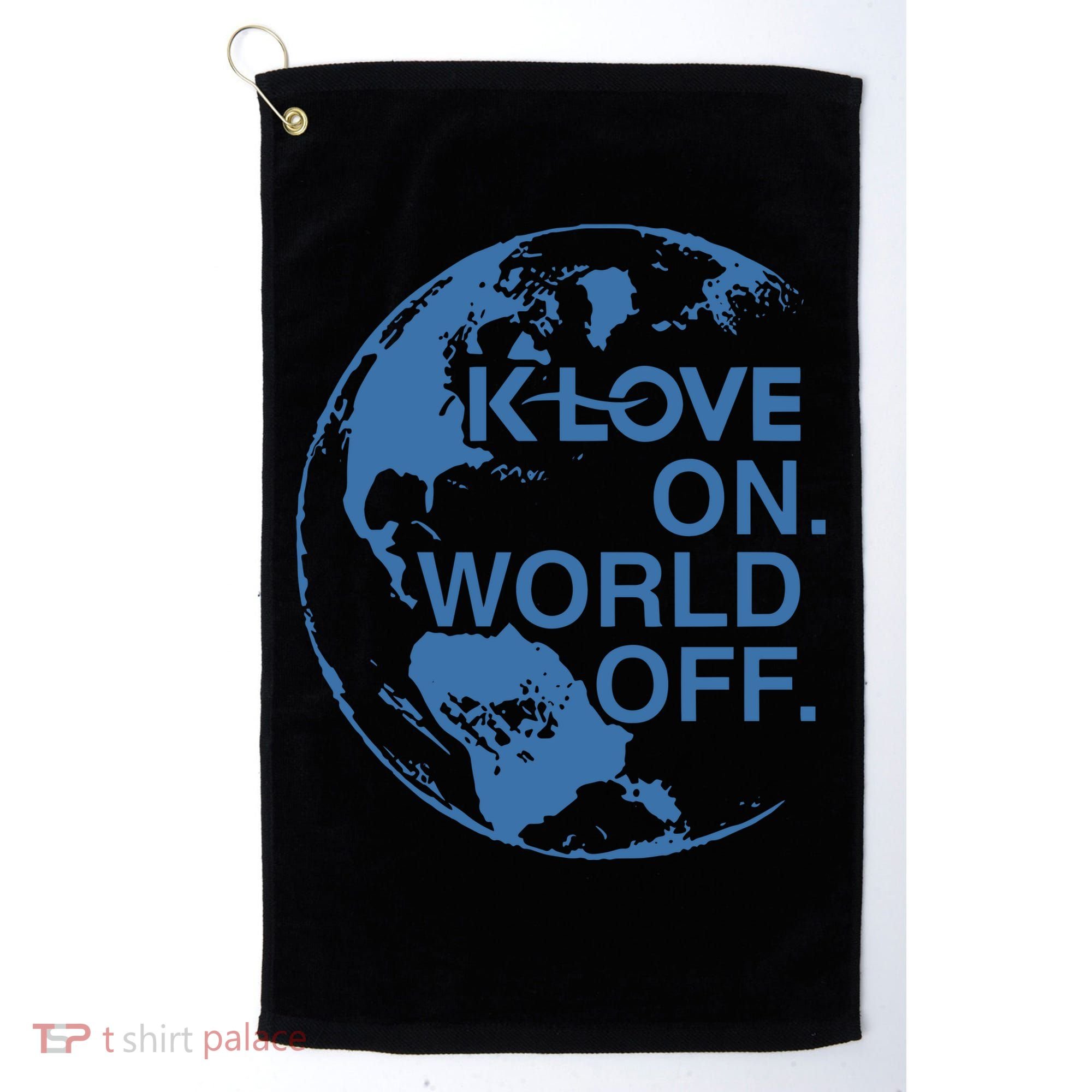 Klove On World Off Golf Towel