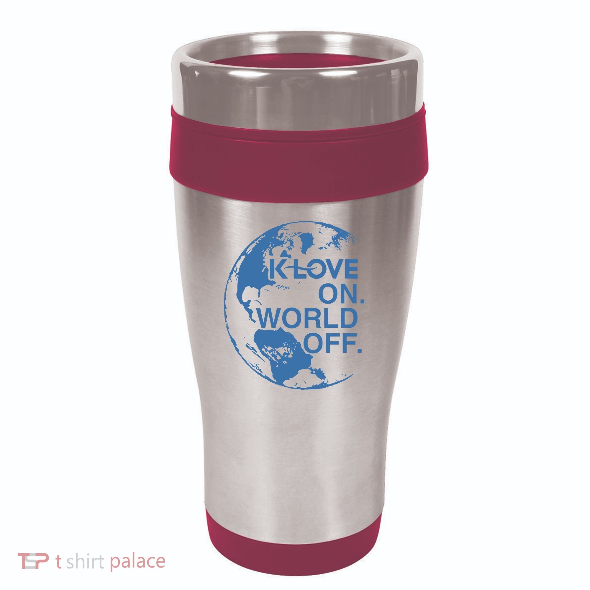 Klove On World Off 16oz Travel Tumbler