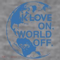 Klove On World Off Women's Racerback Cropped Tank thumb 2