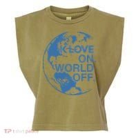 Klove On World Off Garment-Dyed Women's Muscle Tee thumb 0