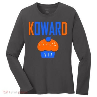 KOWARD Cupcake KD Oklahoma City Basketball Women's Long Sleeve Shirt