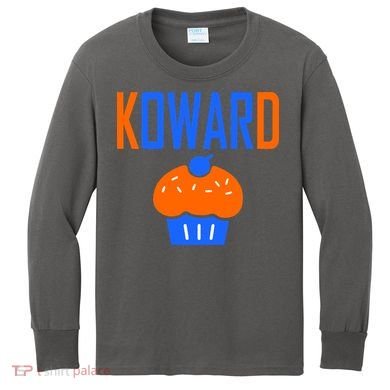 KOWARD Cupcake KD Oklahoma City Basketball Kids Long Sleeve Shirt