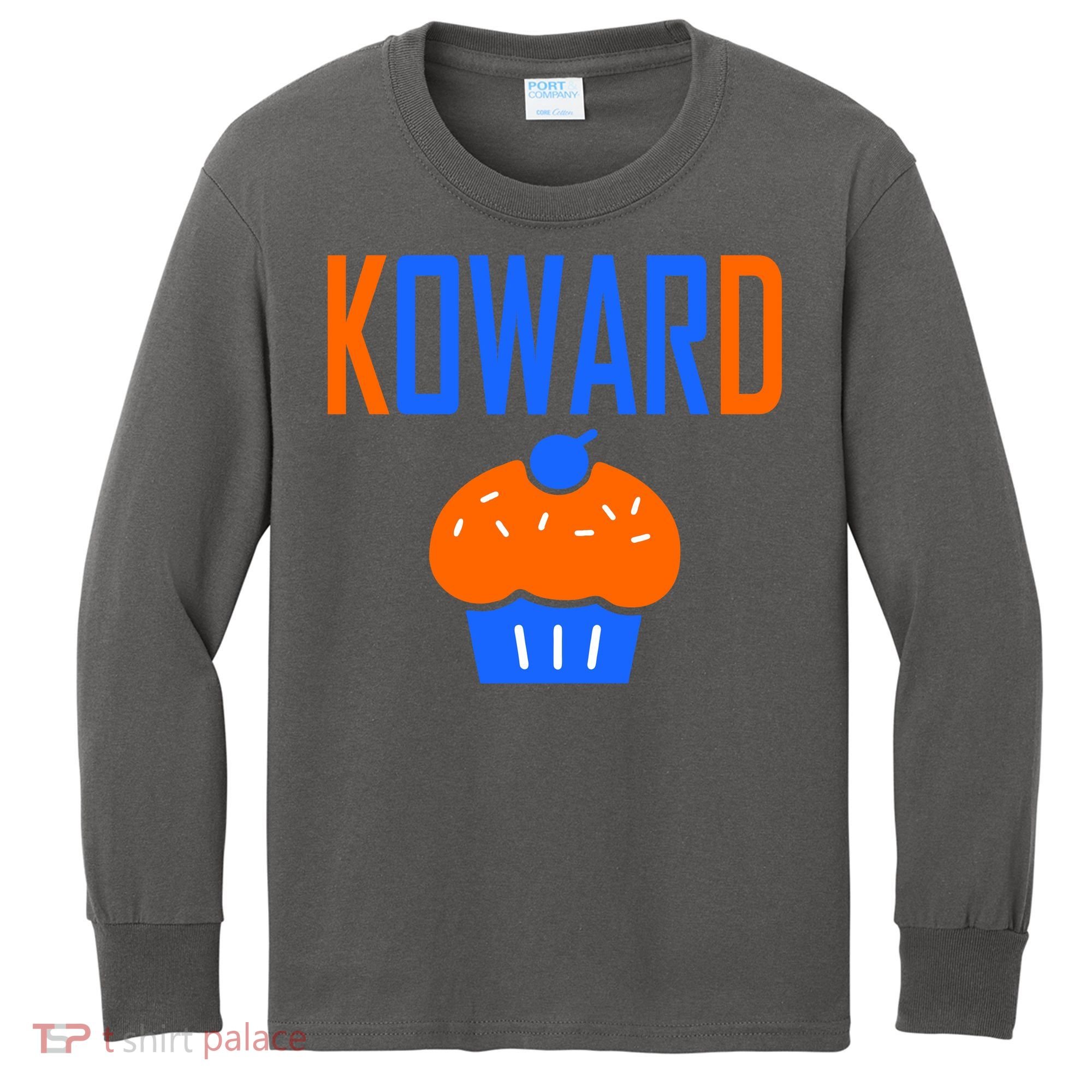 KOWARD Cupcake KD Oklahoma City Basketball Kids Long Sleeve Shirt
