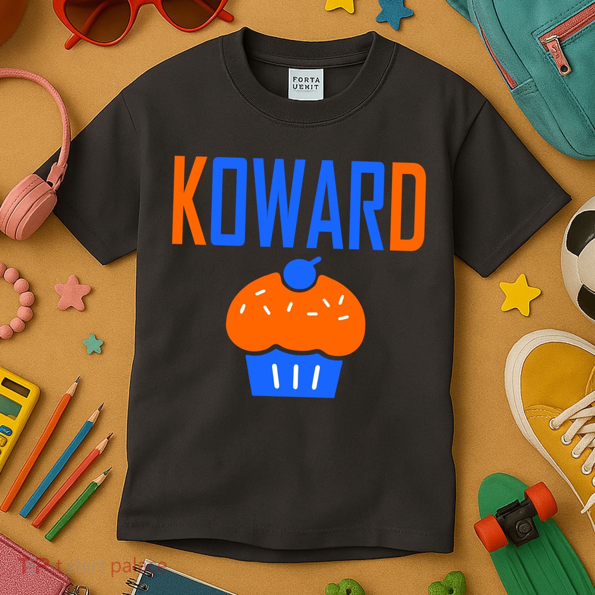 KOWARD Cupcake KD Oklahoma City Basketball Kids T-Shirt