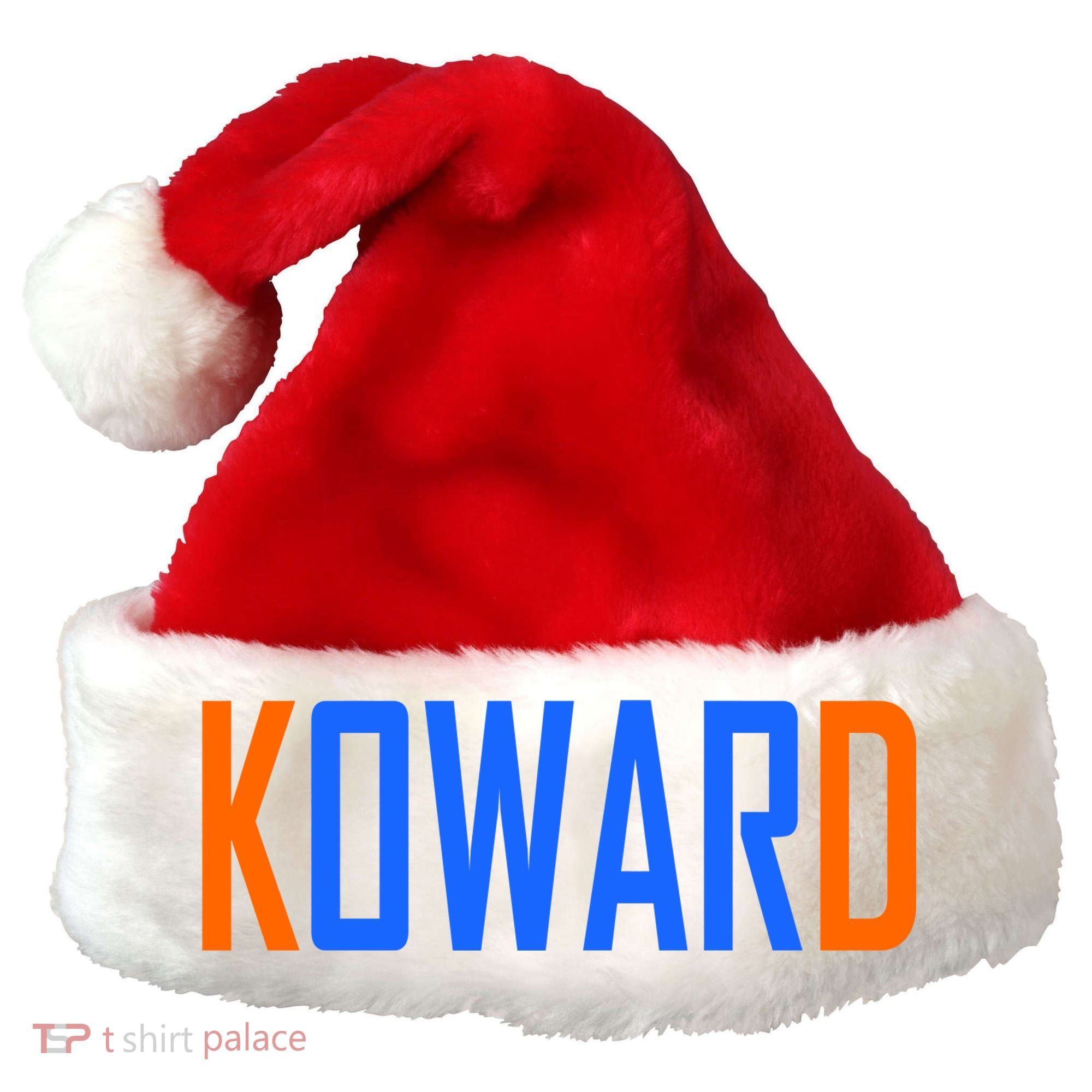KOWARD KD Oklahoma City Basketball Fan Pride Santa Hat