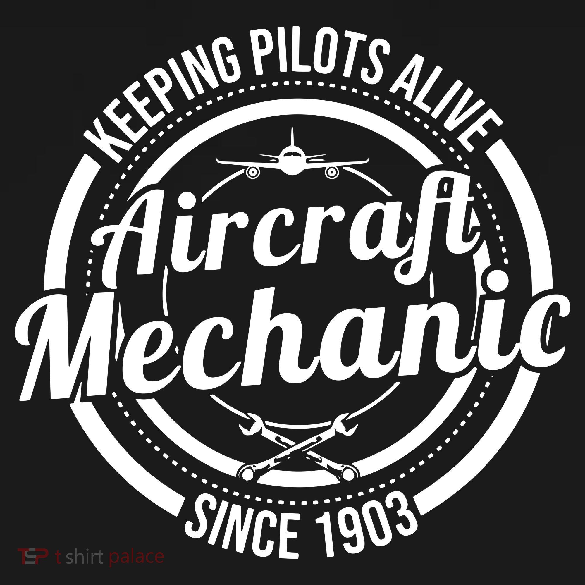 Keeping Pilots Alive Aircraft Mechanic Since 1903 Tote Bag