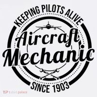 Keeping Pilots Alive Aircraft Mechanic Since 1903 Women's Long Sleeve Shirt thumb 2