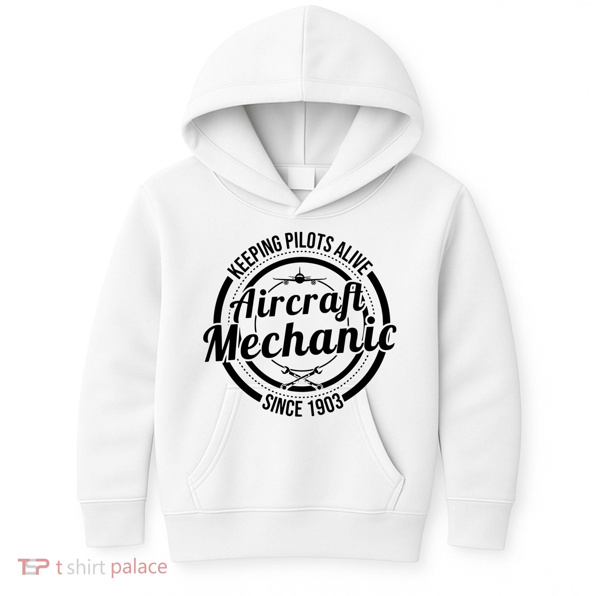 Keeping Pilots Alive Aircraft Mechanic Since 1903 Kids Hoodie