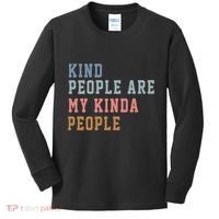 Kind People Are My Kinda People Kids Long Sleeve Shirt thumb 0