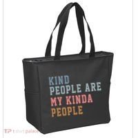 Kind People Are My Kinda People Tote Bag thumb 2
