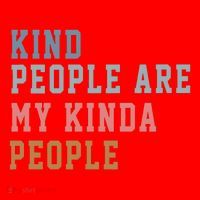 Kind People Are My Kinda People Santa Hat thumb 1