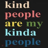 Kind People Are My Kinda People Retro Colorful T-Shirt thumb 7