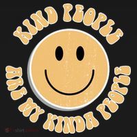 Kind People Are My Kinda People Retro Smiley Toddler Hoodie thumb 2