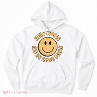 Kind People Are My Kinda People Retro Smiley Hoodie thumb 0