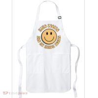 Kind People Are My Kinda People Retro Smiley Apron thumb 0