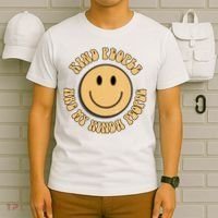 Kind People Are My Kinda People Retro Smiley T-Shirt thumb 6