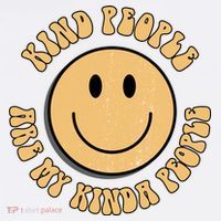 Kind People Are My Kinda People Retro Smiley T-Shirt thumb 7