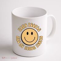 Kind People Are My Kinda People Retro Smiley Coffee Mug thumb 1
