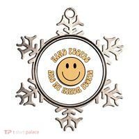 Kind People Are My Kinda People Retro Smiley Ornament thumb 0