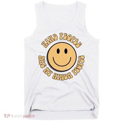 Kind People Are My Kinda People Retro Smiley Tank Top