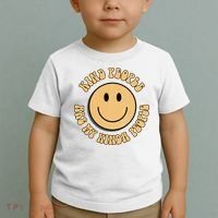 Kind People Are My Kinda People Retro Smiley Toddler T-Shirt thumb 2