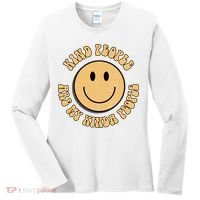 Kind People Are My Kinda People Retro Smiley Women's Long Sleeve Shirt thumb 0