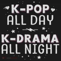 K Pop All Day K Drama All Night Kdrama Kpop K Pop Korean Women's Hoodie thumb 2