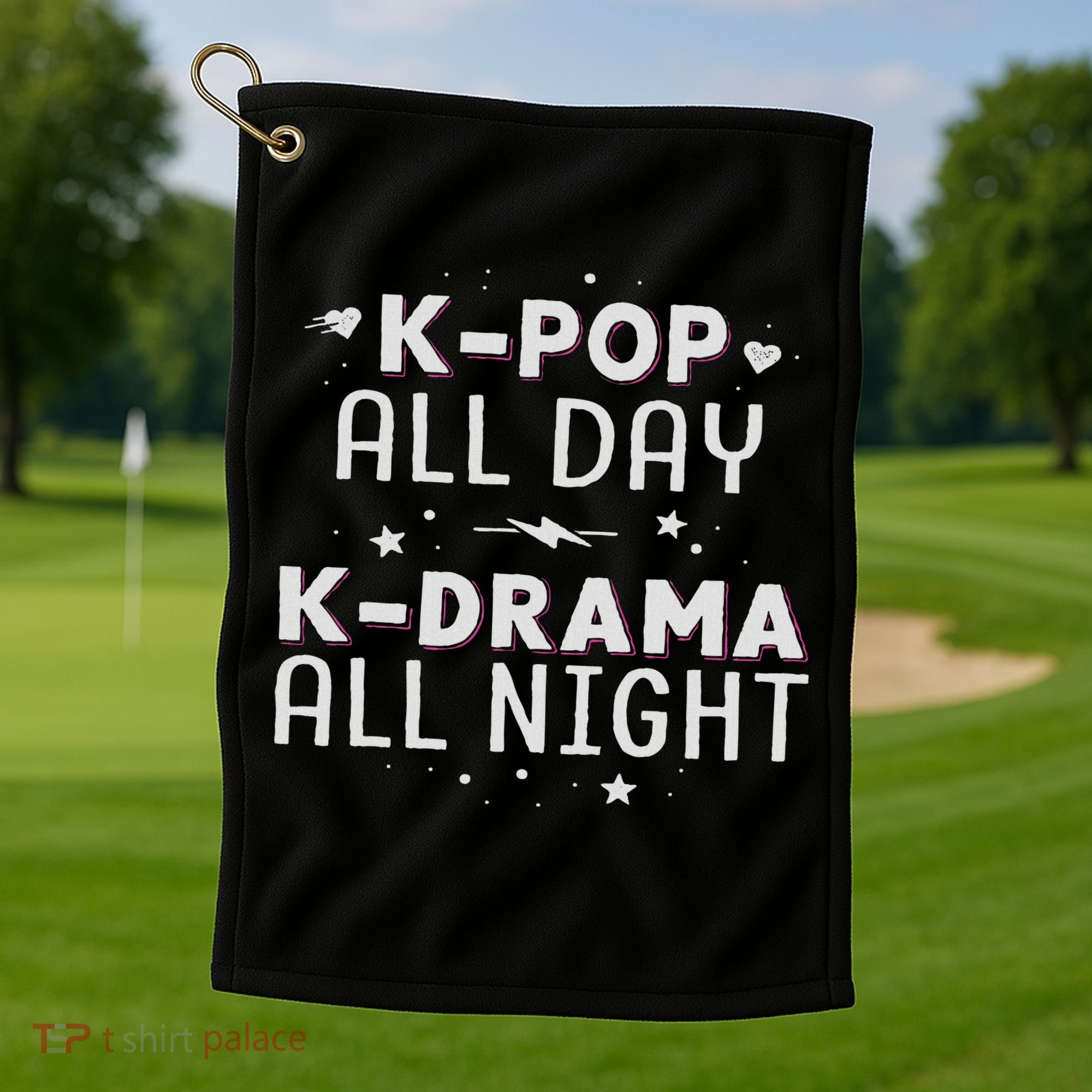 K Pop All Day K Drama All Night Kdrama Kpop K Pop Korean Golf Towel