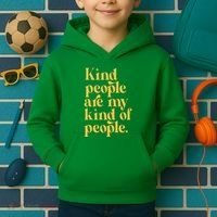 Kind People Are My Kind Of People Kids Hoodie thumb 2