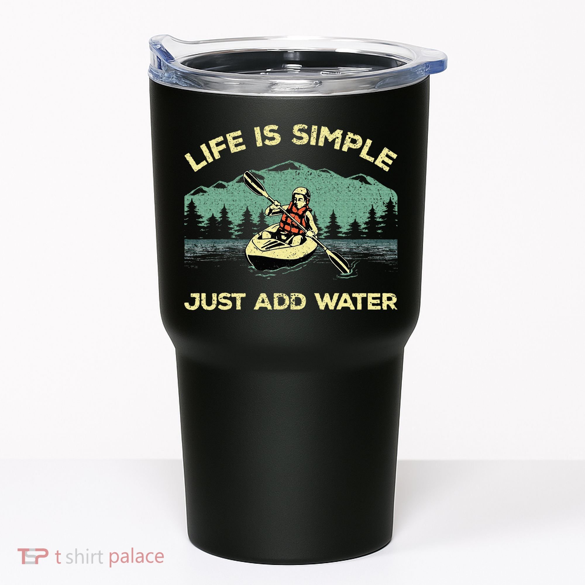 Kayaking Paddling Canoeing Lover Tumbler