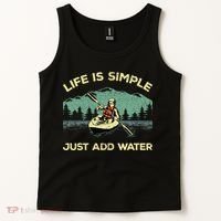 Kayaking Paddling Canoeing Lover Tank Top thumb 2