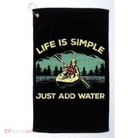 Kayaking Paddling Canoeing Lover Golf Towel thumb 0