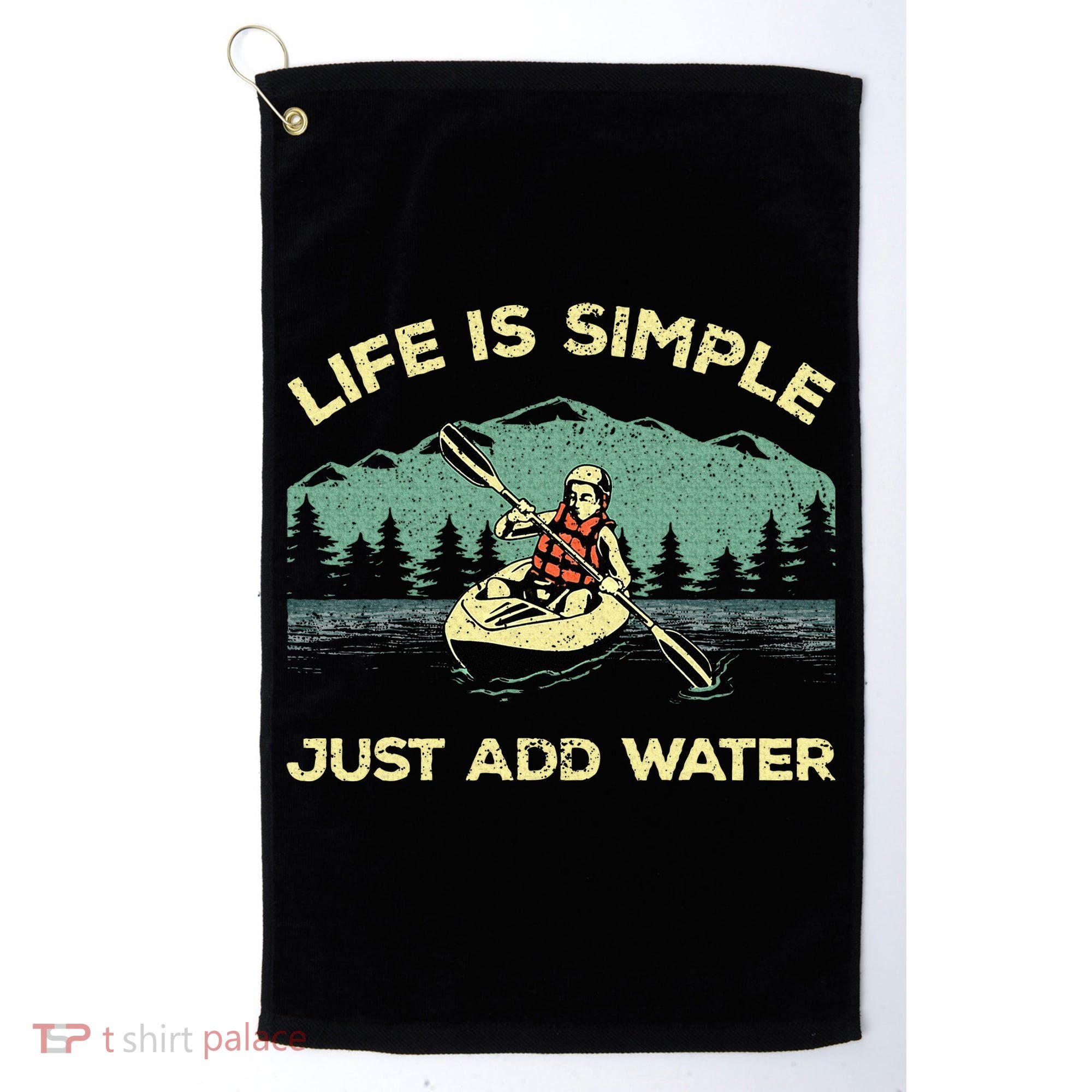 Kayaking Paddling Canoeing Lover Golf Towel