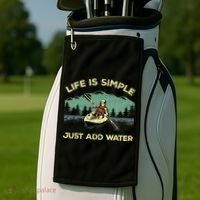 Kayaking Paddling Canoeing Lover Golf Towel thumb 2