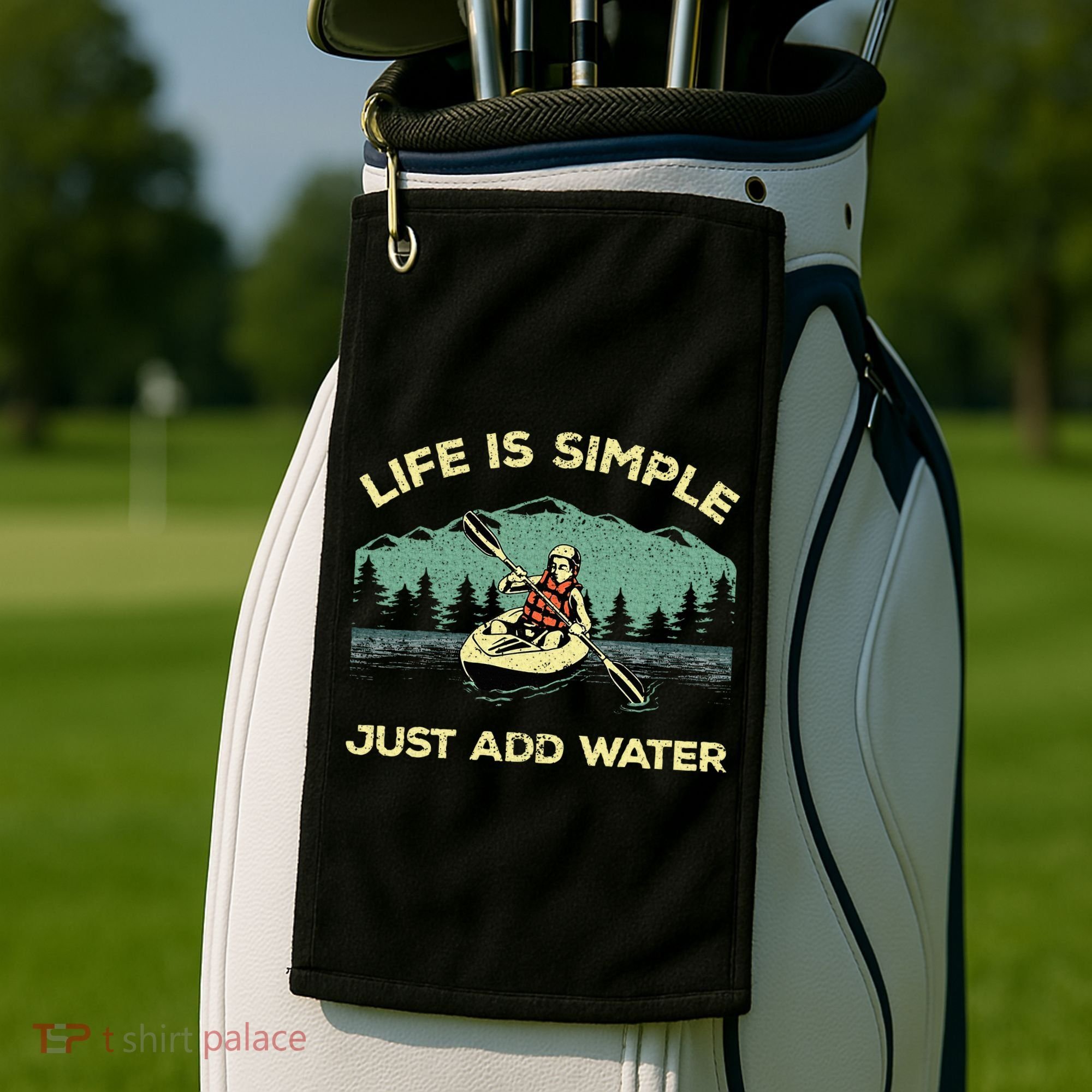 Kayaking Paddling Canoeing Lover Golf Towel