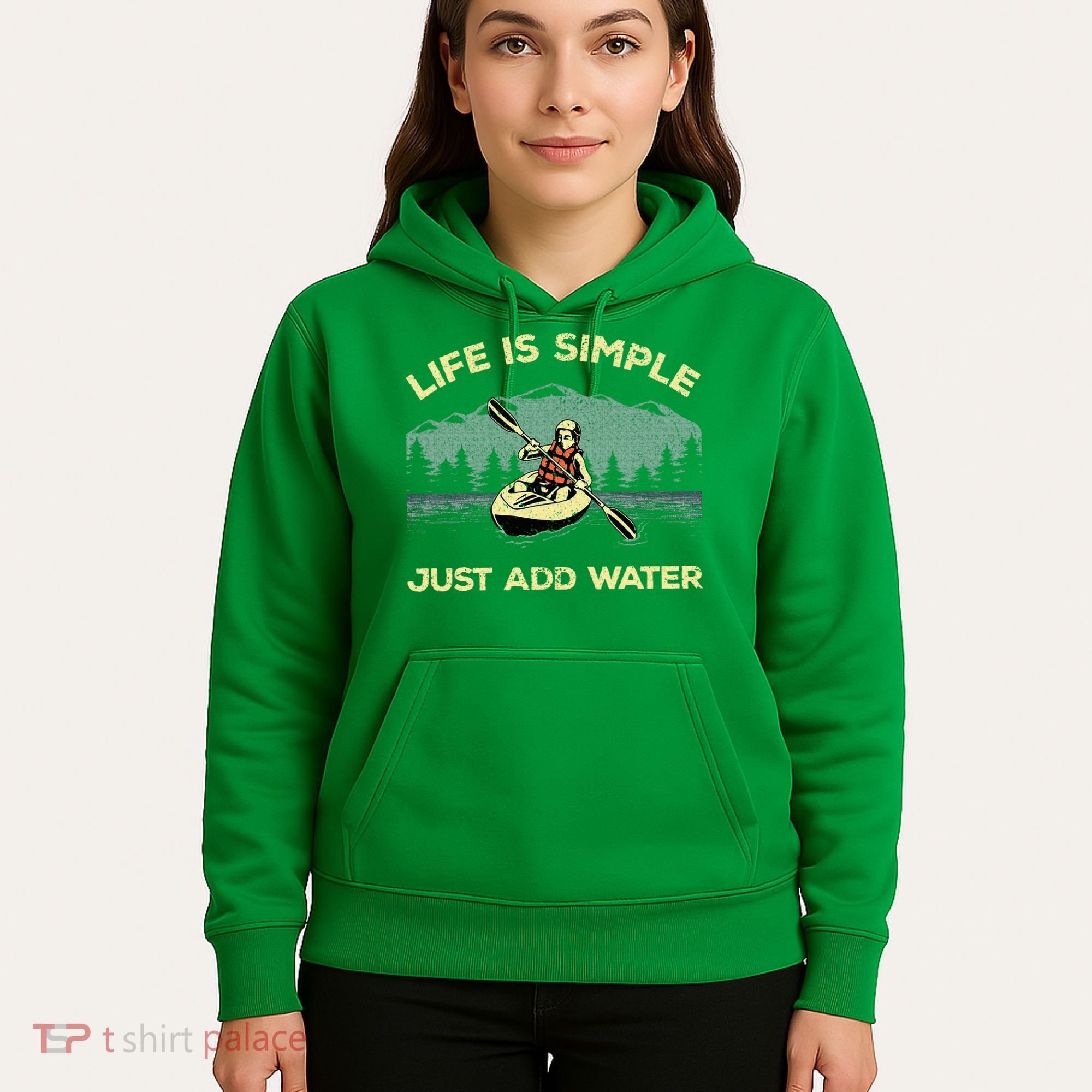 Kayaking Paddling Canoeing Lover Hoodie
