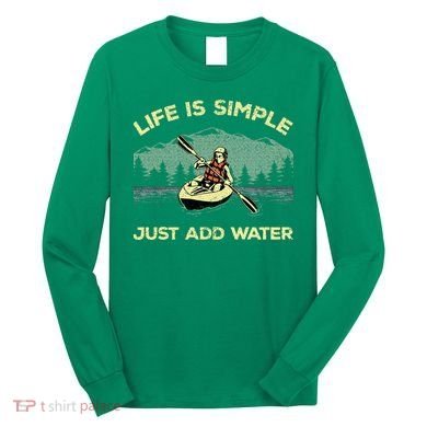 Kayaking Paddling Canoeing Lover Long Sleeve Shirt