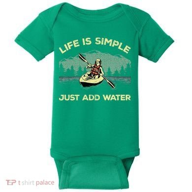 Kayaking Paddling Canoeing Lover Baby Bodysuit