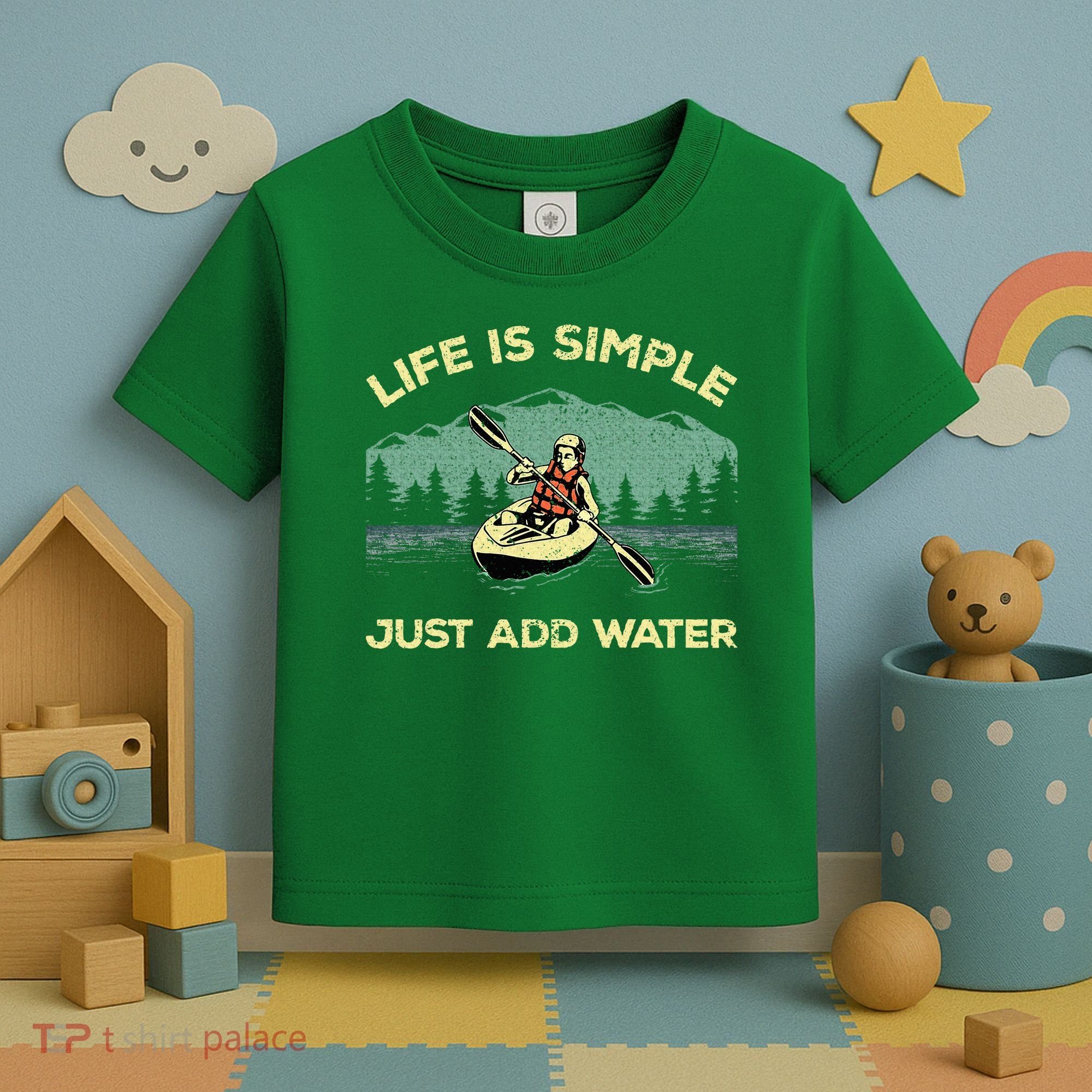 Kayaking Paddling Canoeing Lover Toddler T-Shirt