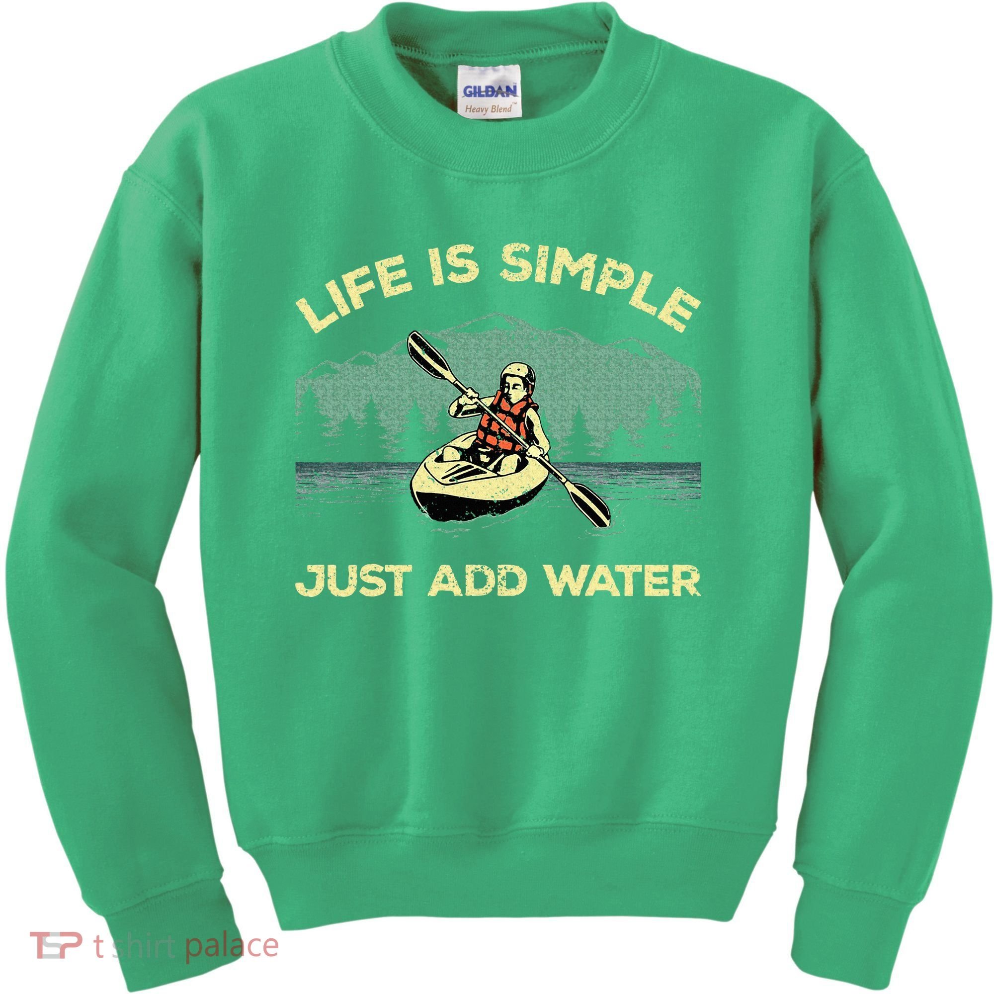 Kayaking Paddling Canoeing Lover Kids Sweatshirt