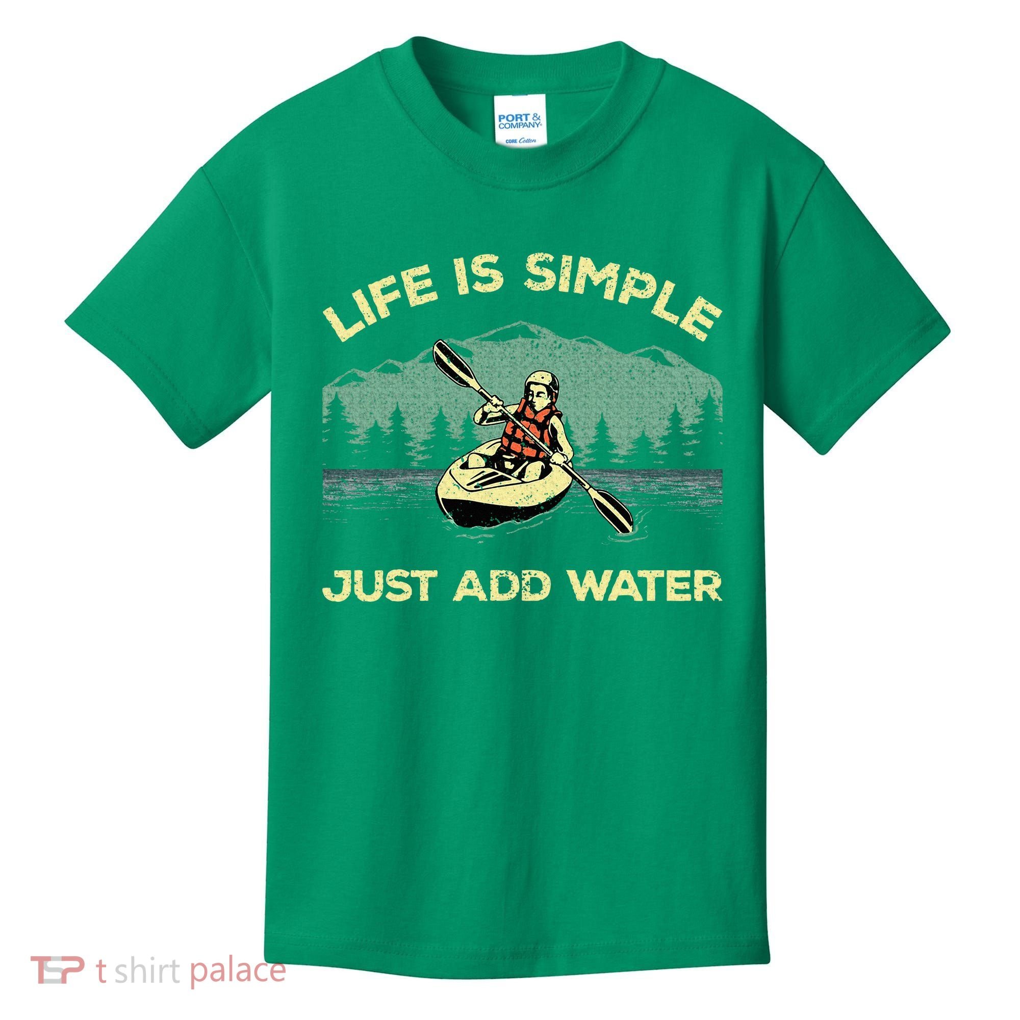 Kayaking Paddling Canoeing Lover Kids T-Shirt