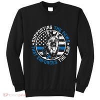 K9 Police Dog Funny Supporting The Paws K9 Police Officer Sweatshirt thumb 0