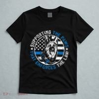 K9 Police Dog Funny Supporting The Paws K9 Police Officer T-Shirt thumb 5