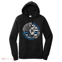K9 Police Dog Funny Supporting The Paws K9 Police Officer Women's Hoodie thumb 0